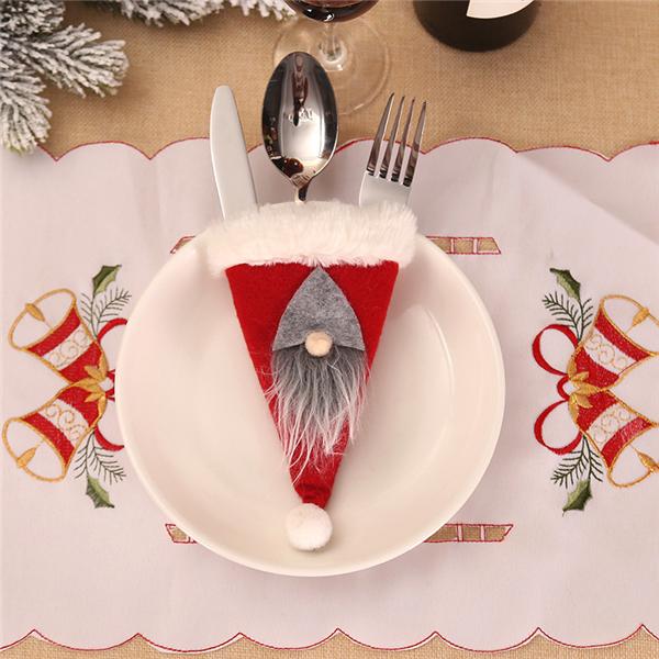 Gnome Christmas Cutlery Holder