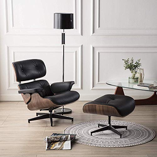 Modern Classic Lounge Chair with ottoman