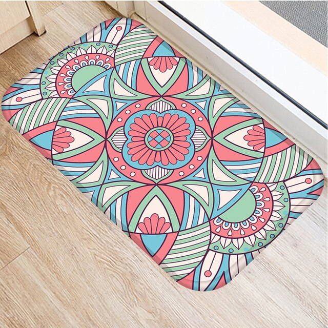Mandala Geometry Doormat