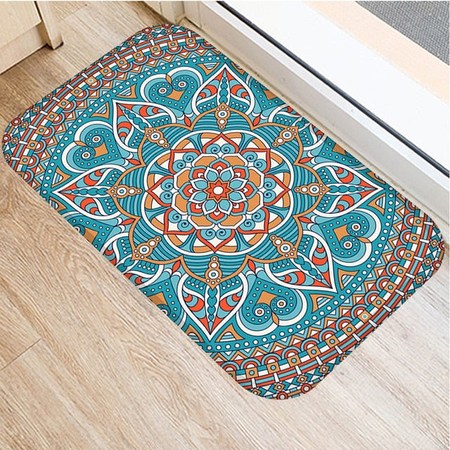 Mandala Geometry Doormat