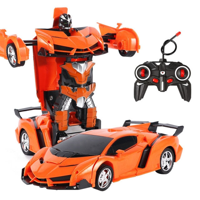 Transformation Robots Sports Vehicle Robots Toys Remote RC Deformation Cars