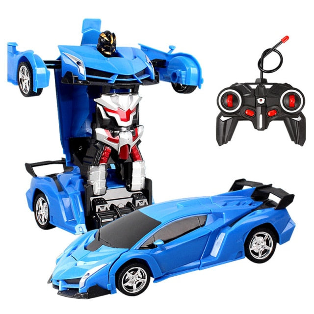 Transformation Robots Sports Vehicle Robots Toys Remote RC Deformation Cars