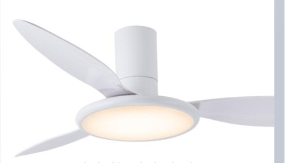 New Nordic minimalist Bing vision design fan lamp decorative acrylic LED lighting dimmable bedroom fan lamp