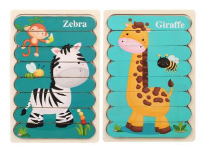 Double Sided Strip 3D Puzzles Baby Toy