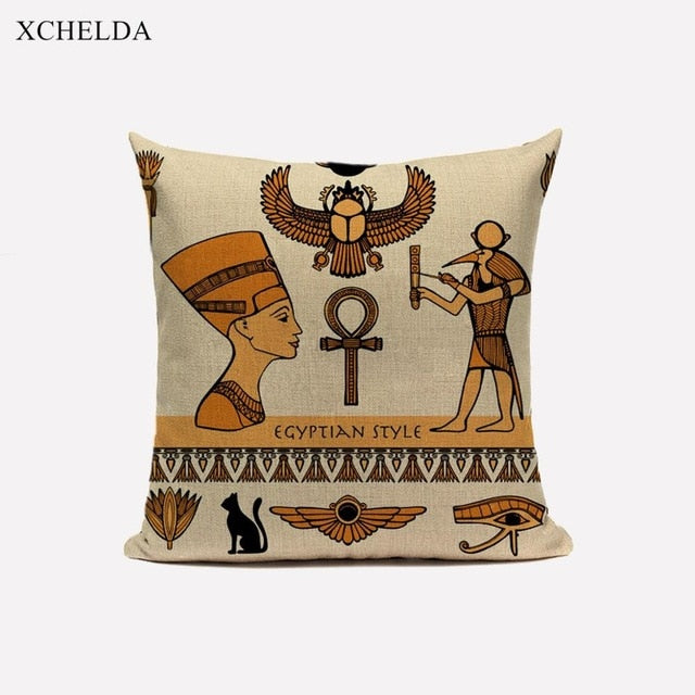 Throw pillow Egyptian Decorative Case