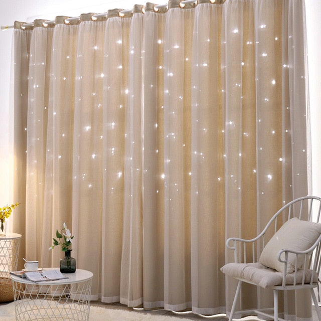 Star Faux Curtain and Screen