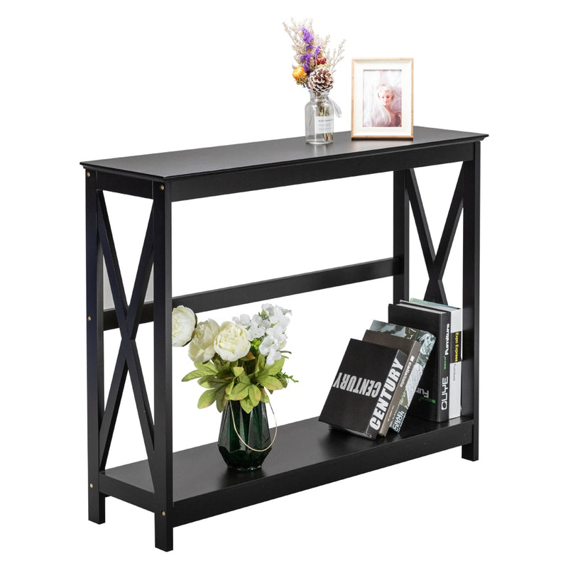 Black  End Table Side Table Console table